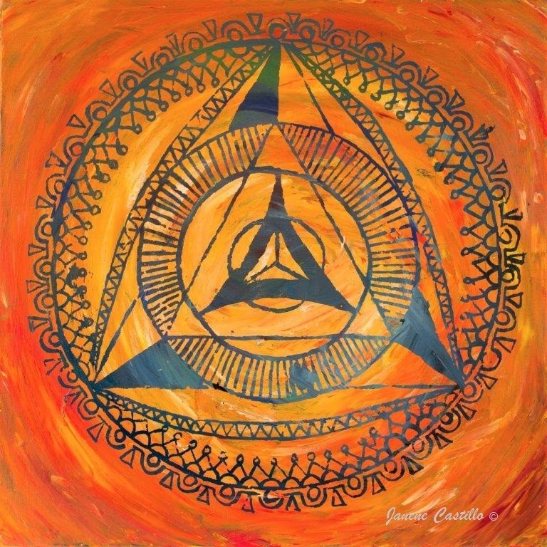 4. Awakening -Acrylic on Canvas 60x60cm