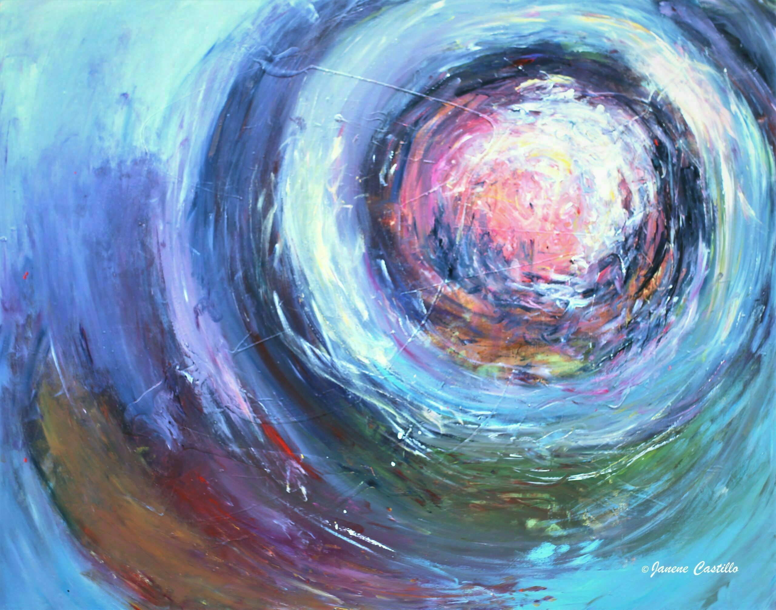 Stargate -Acrylic on Canvas 100cmWx80cmH